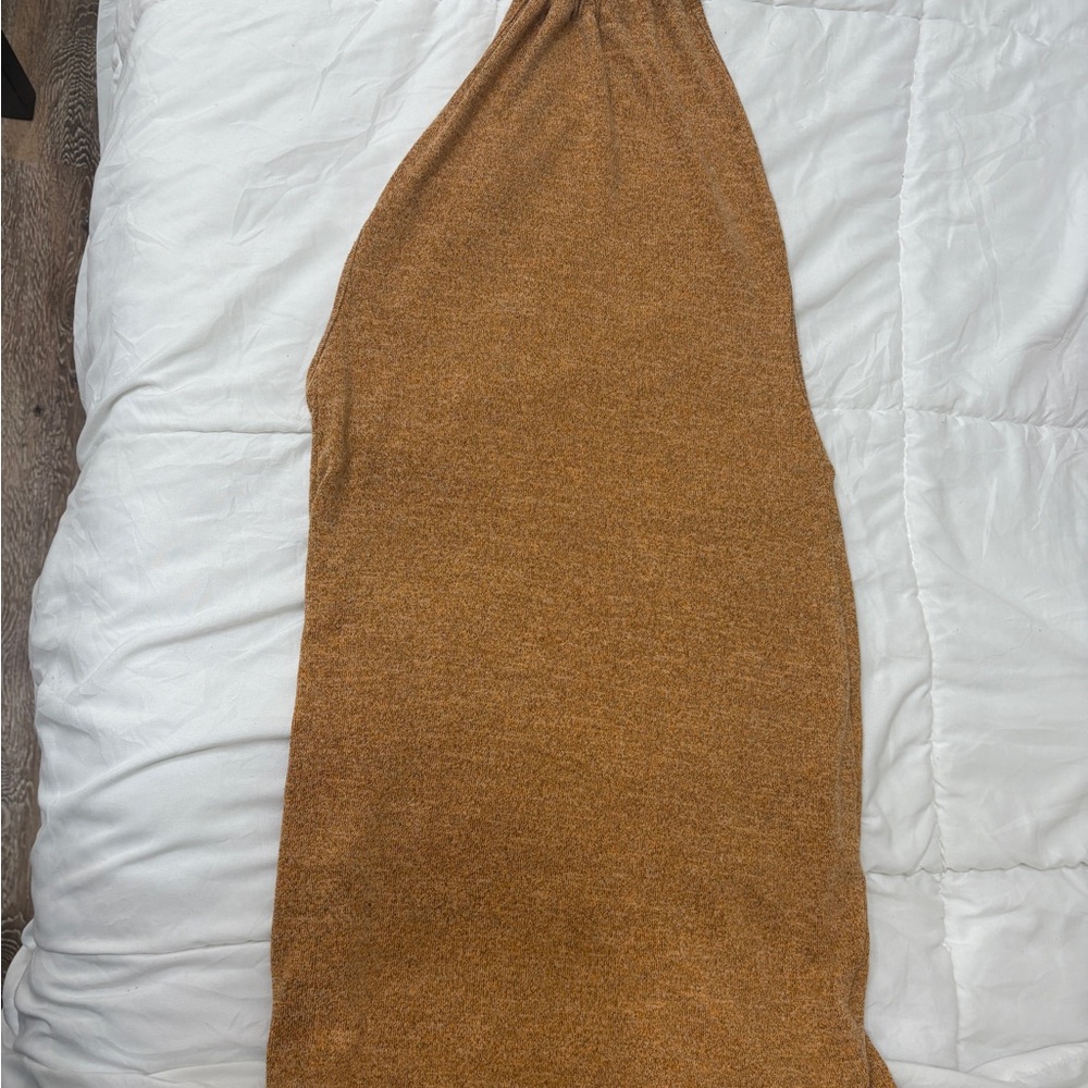 SHEIN Tan Mini Dress